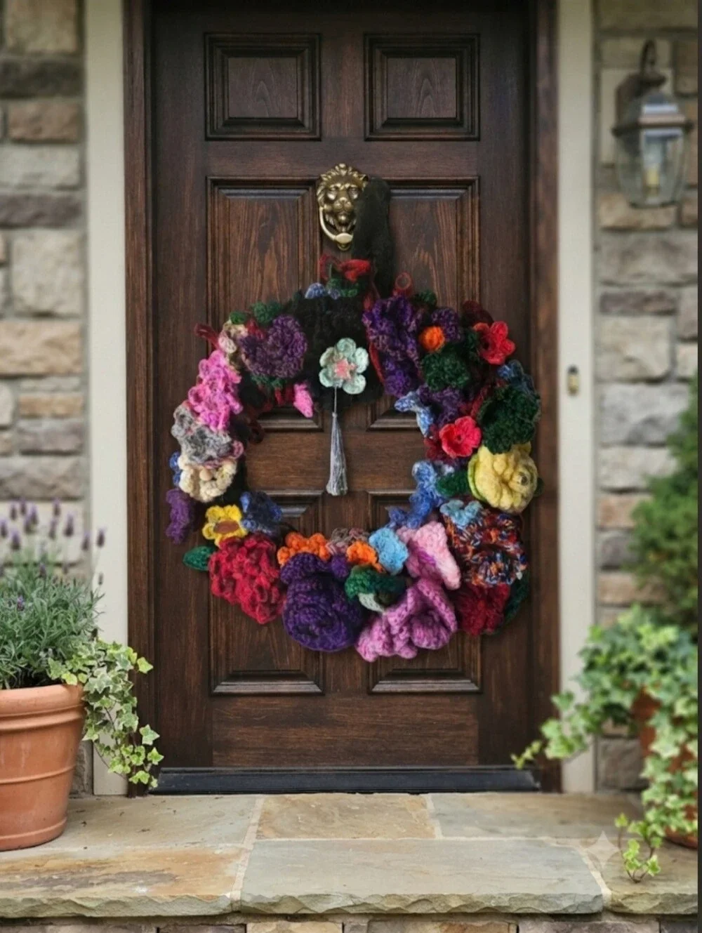 Handmade Día de Muertos Wreath 18